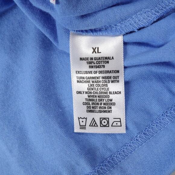 Bundle of 2 Aeropostale NYC Tee Mens XL Blue Embroidery Shirt Cotton Streetwear - Picture 13 of 16